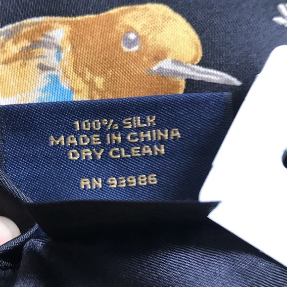 Brooks Brothers Bird Scarf - Picture 3 of 4